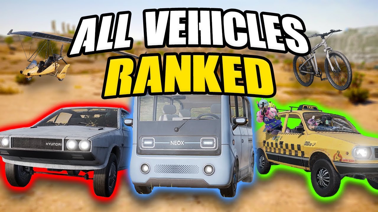 What are the BEST & WORST Cars in PUBG? | PUBG PC 2025
