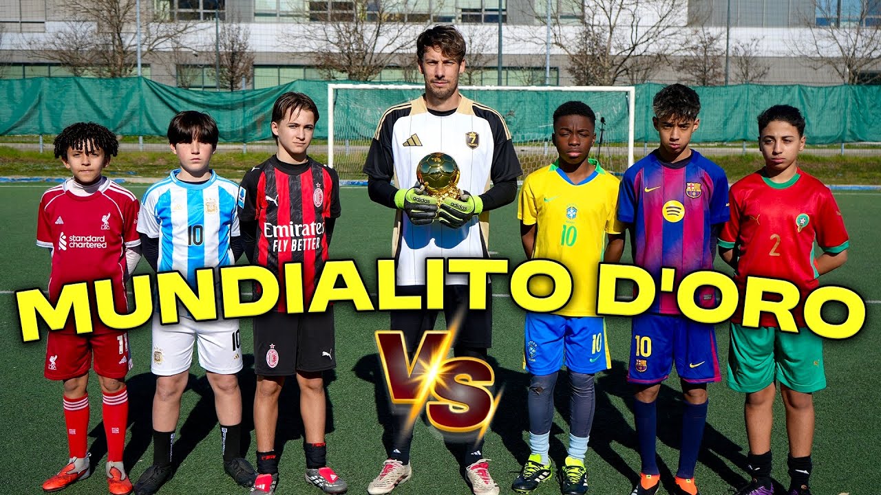 MUNDIALITO PALLONE D'ORO CHALLENGE 🏆 w/ Mini Salah, Messi, Modric, Pelé, Yamal e Hakimi