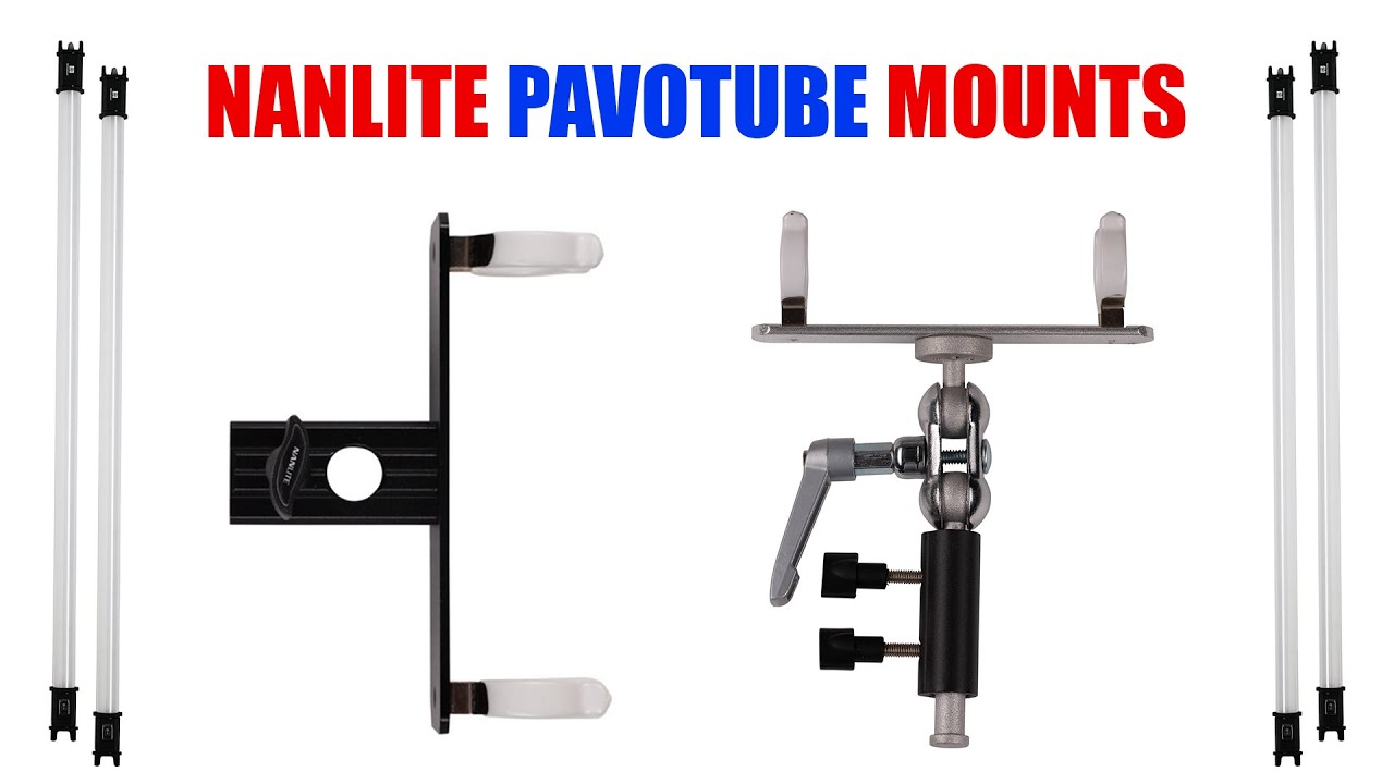 Best Nanlite Pavotube Mounts [ How To Mount Tube Lights on Light Stands, Clamps, & with Magnets ]