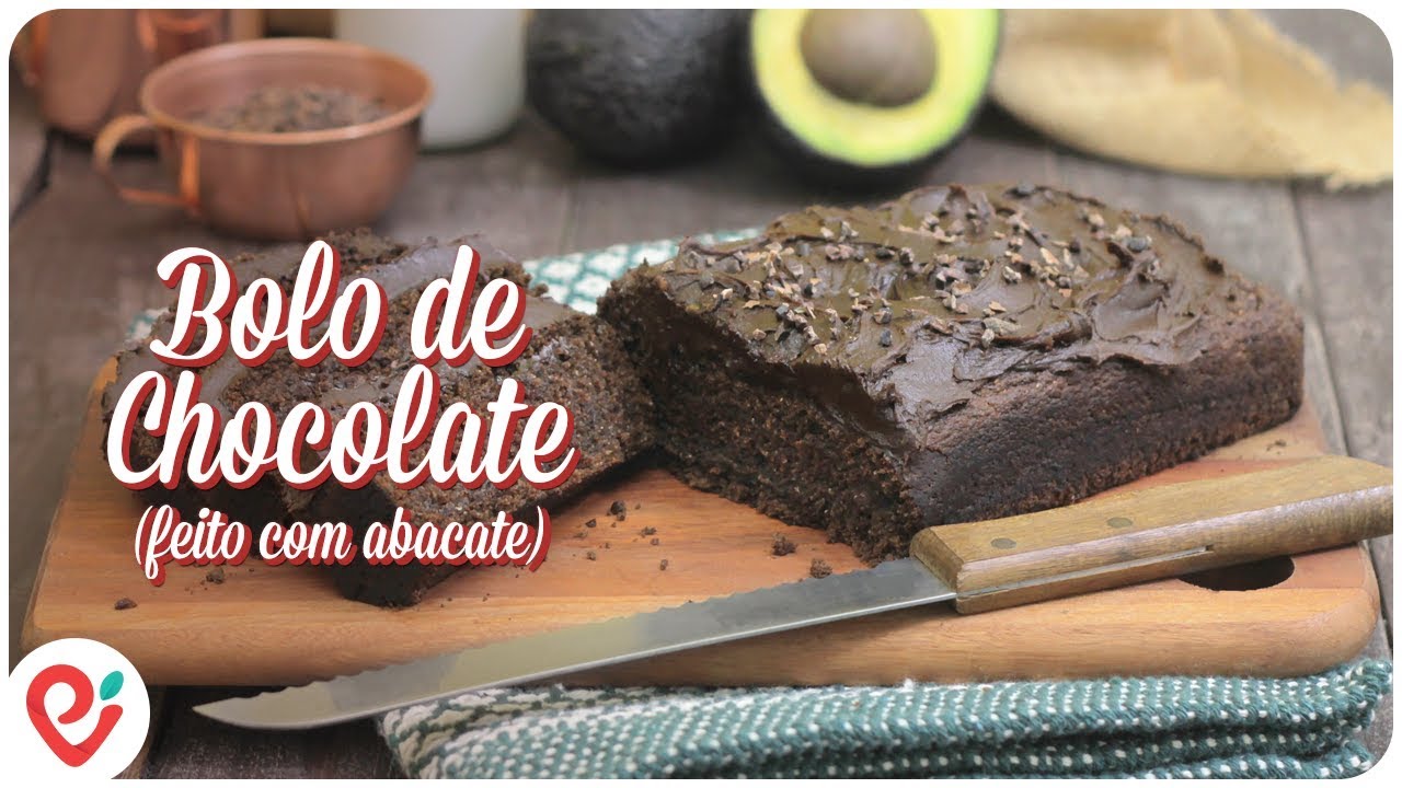 Bolo de Chocolate (feito com Abacate) - Parceria Hamilton Beach