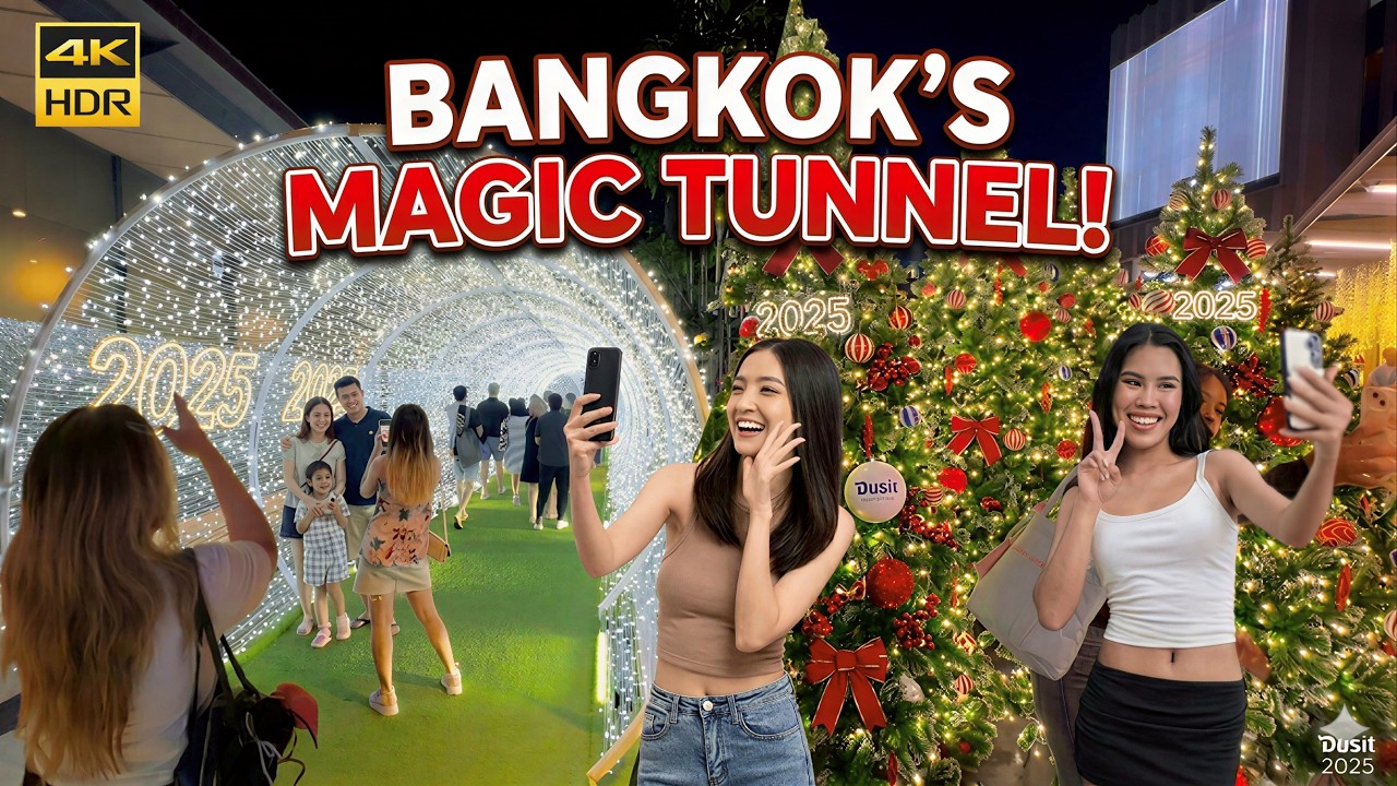 Christmas Magic at Dusit Central Park, Bangkok, Enjoy Twinkling lights & live Music in the Park