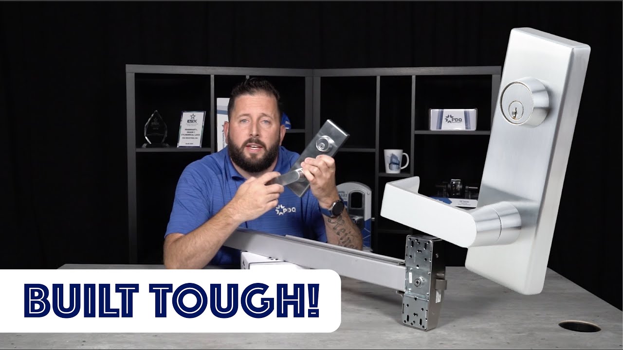 BUILT TOUGH! PDQ Heavy Duty Exit Device Trim
