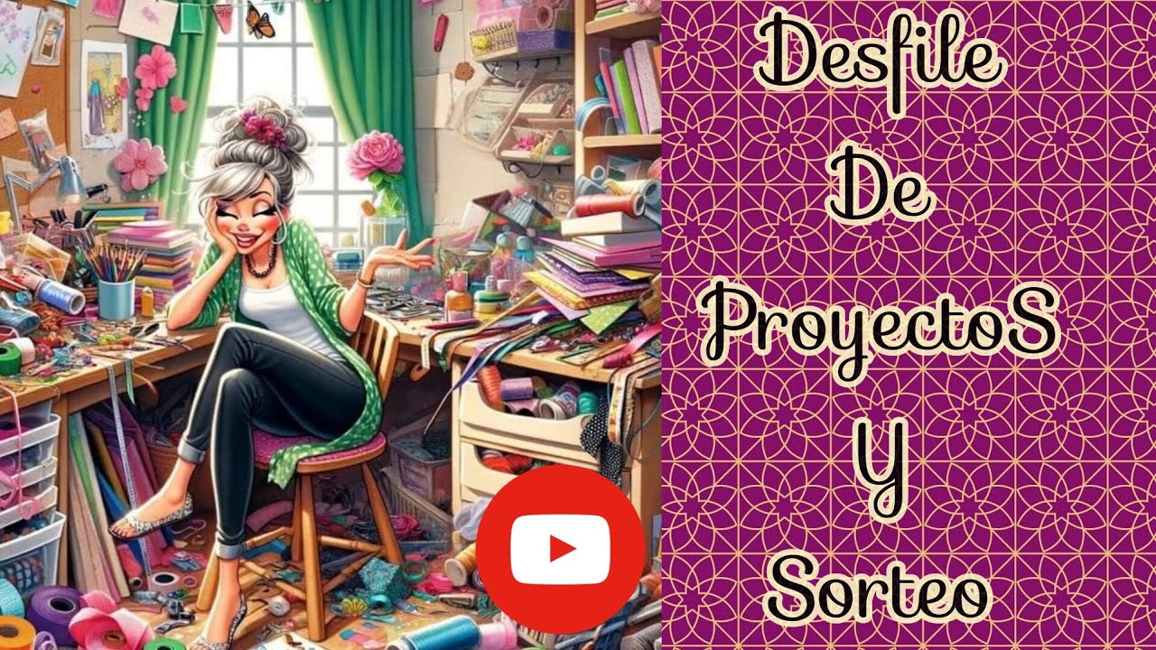 Desfile de proyectos y SORTEO!!🥳♥️🧵🪡#crossstitch #flosstube #puntodecruz