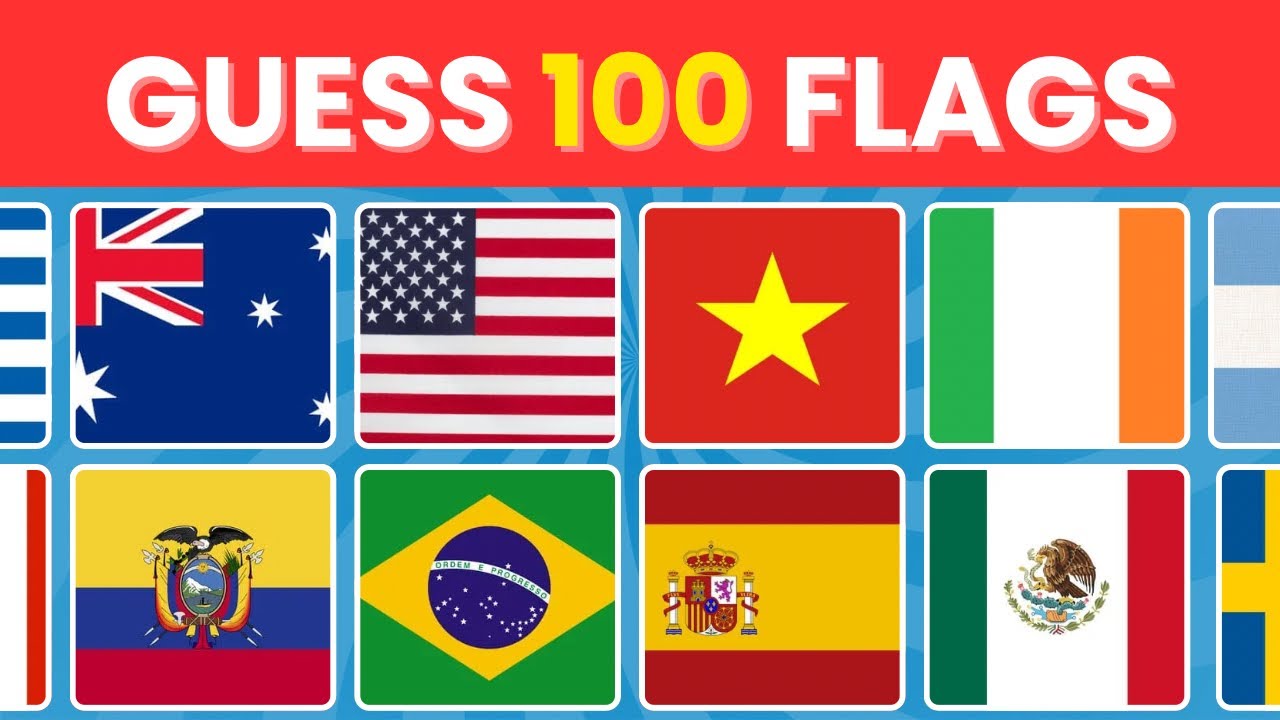 Guess The Flag🚩| Can You Guess 100 Flags?