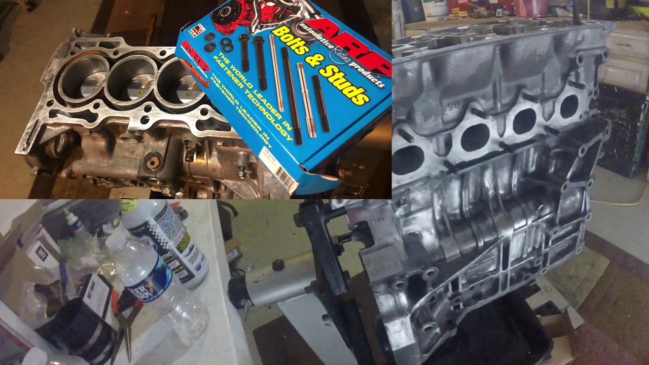 Rebuilding my F20B with K20A Type R Pistons and getting the Prelude back running!