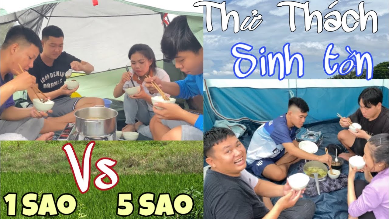 Sinh Tồn Giữa Đồng | Bắt Cá Và Sinh Tồn 1 Sao vs 5 Sao