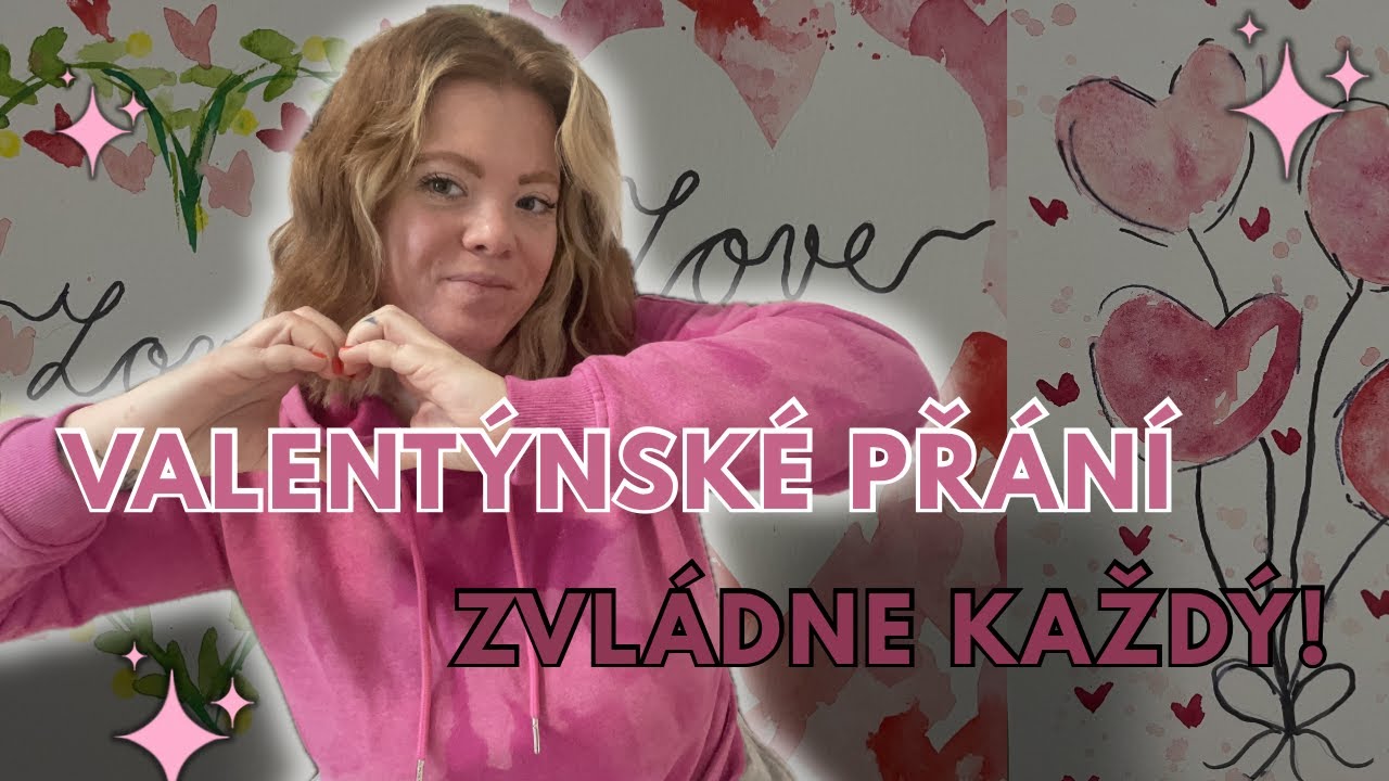 💖AKVARELOVÉ VALENTÝNSKÉ PŘÁNÍ | pro začátečníky| ter_art_ter