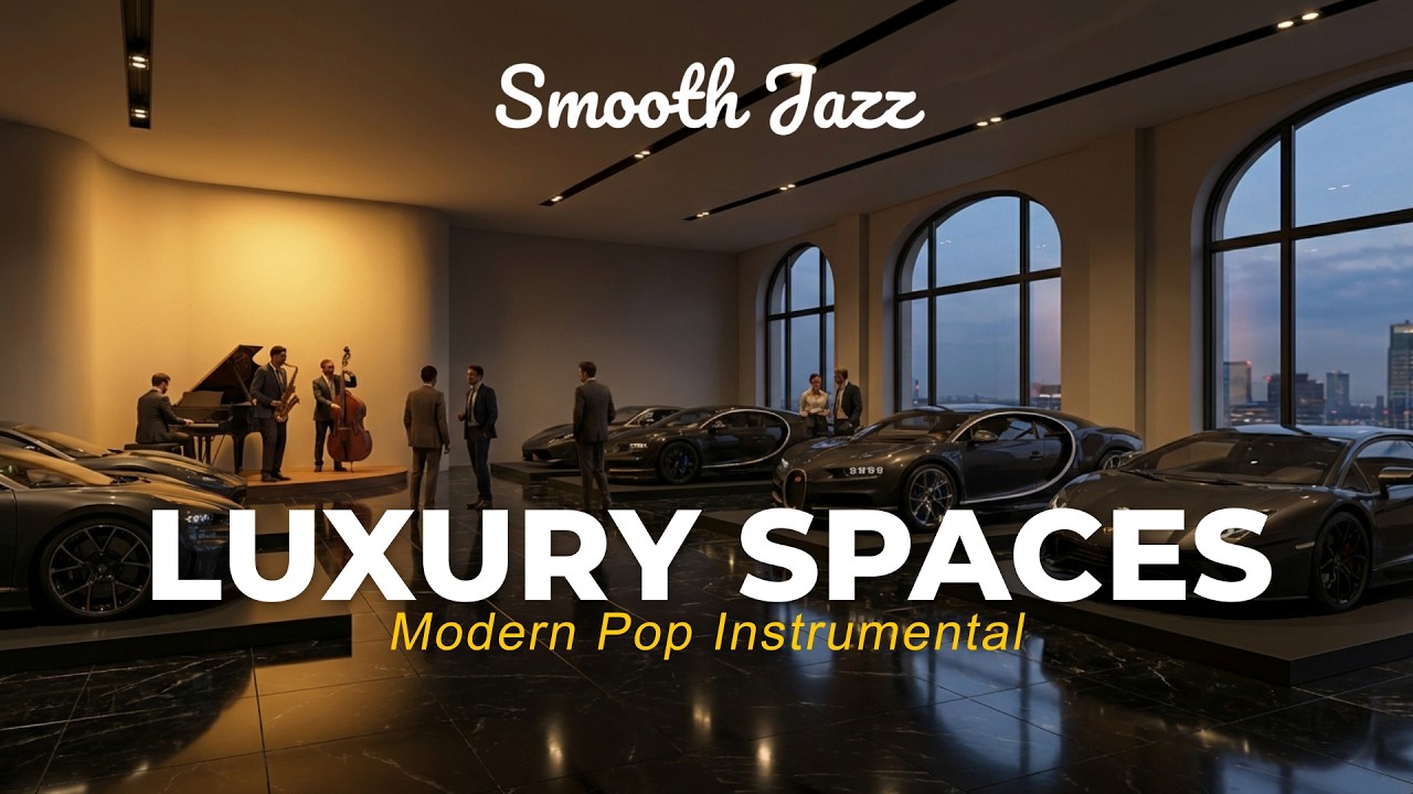 Luxury Space Smooth Jazz ✨ | Elegant Lounge Music for Premium Atmosphere