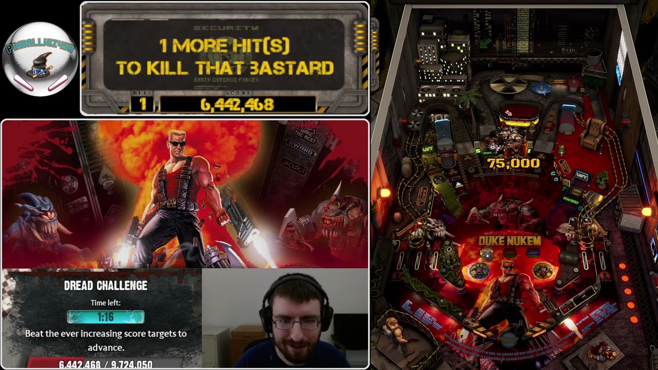 Pinball M - Duke Nukem (Dread Challenge)
