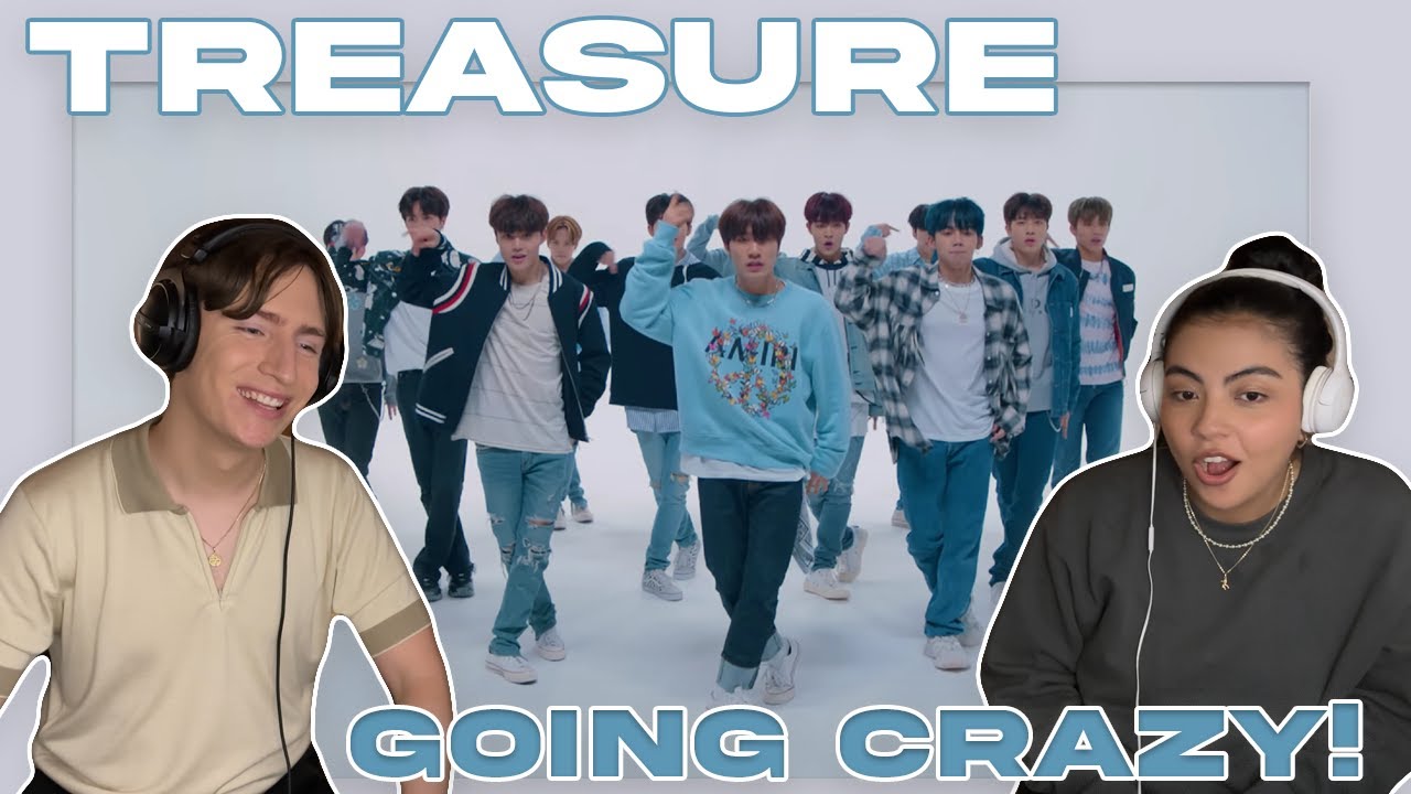 Couple react to TREASURE - (Going Crazy) PERFORMANCE FILM | Cuteness Overload Meets House Music