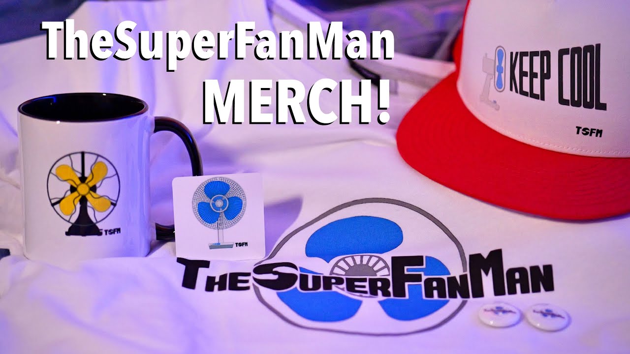 TheSuperFanMan MERCH ANNOUNCEMENT!