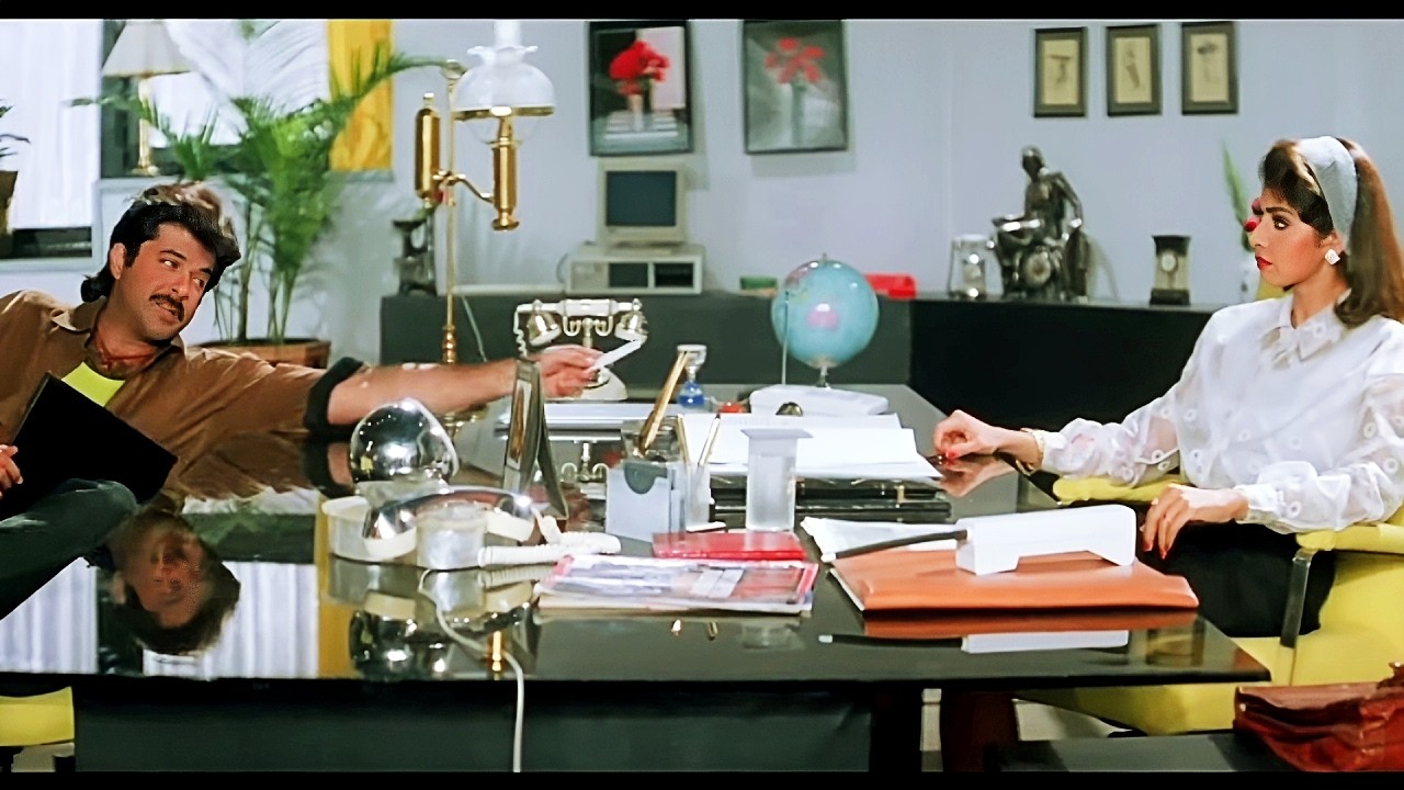 Anil Kapoor - Sridevi Comedy Scene - बहुत बड़े आदमी ने सिफारिश दी है, नौकरी तो तुम्हे देनी ही पड़ेगी!