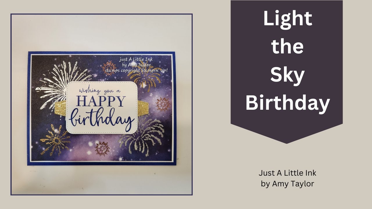 Light the Sky Birthday Card