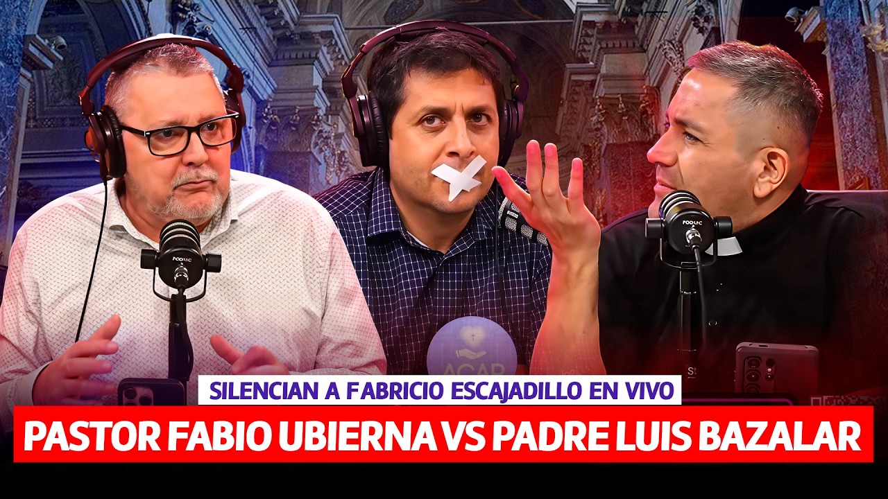 ¡DEBATE DEL AÑO! PASTOR VS SACERDOTE CATÓLICO - FABIO UBIERNA VS LUIS BAZALAR - DEBATE SOBRE EL PAPA