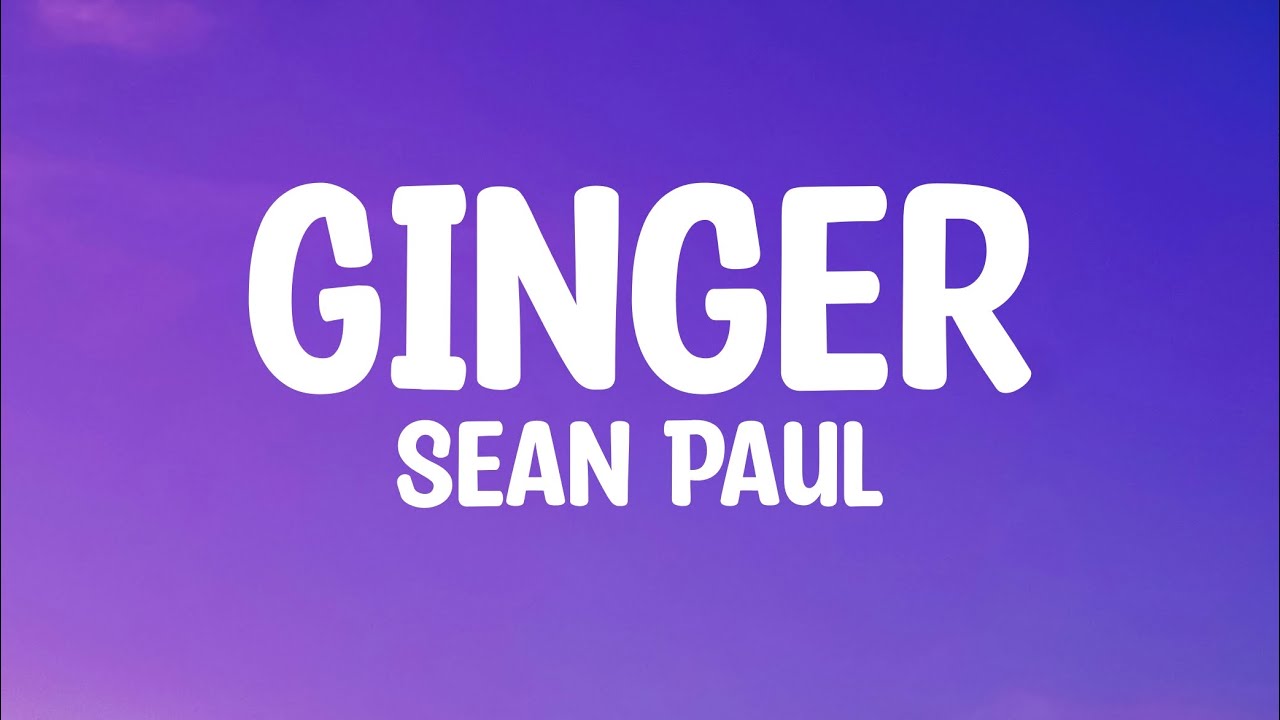 Sean Paul - Ginger (Lyrics)