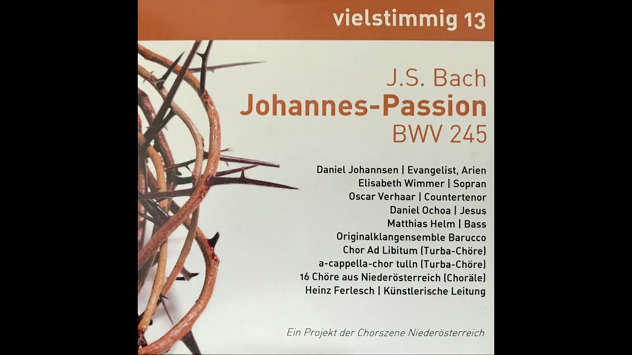 36 Die Jüden aber, dieweil es der Rüsttag war (JS Bach)