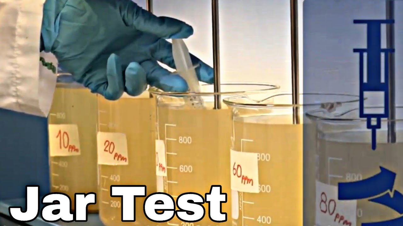 Jar Test experiment in Hindi ( Coagulation of Water )