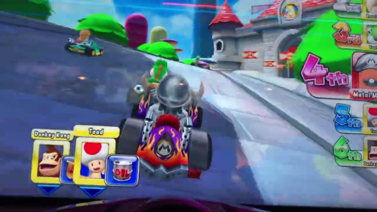 Mario Kart Arcade GP DX - Peach Castle (1st Place)