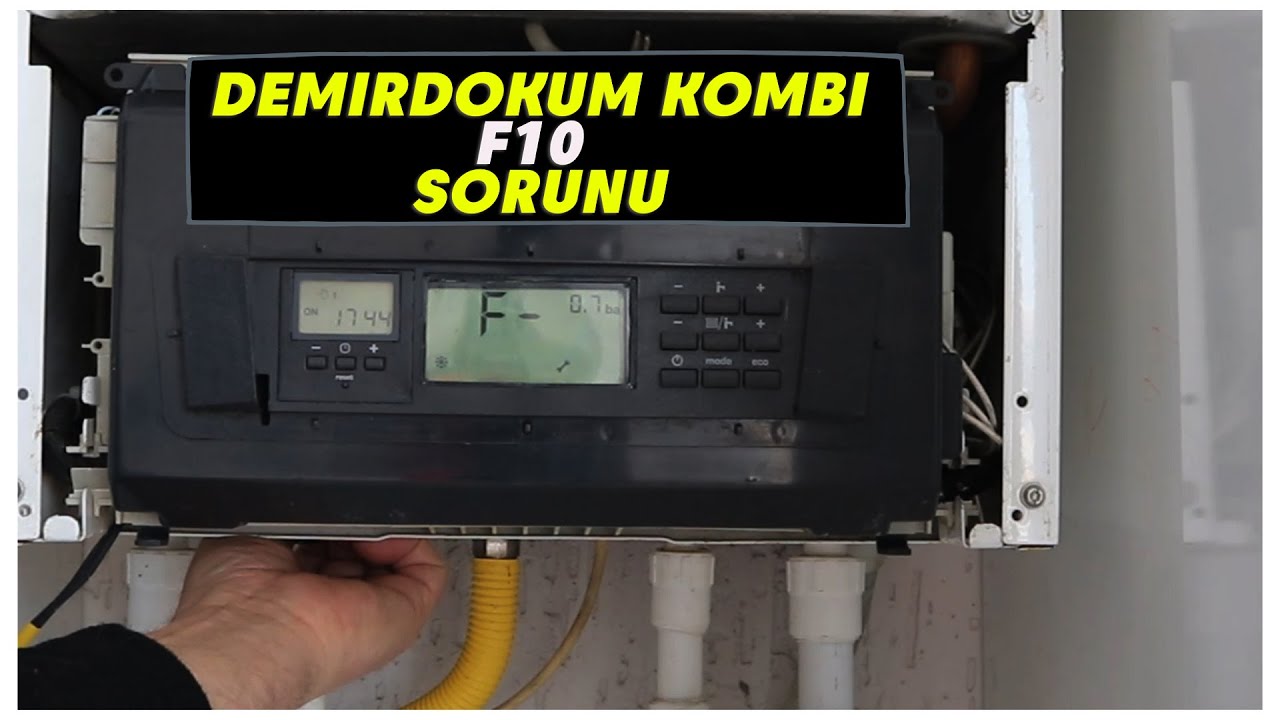 F10 Проблема с давлением воды - код неисправности чугунного котла F10