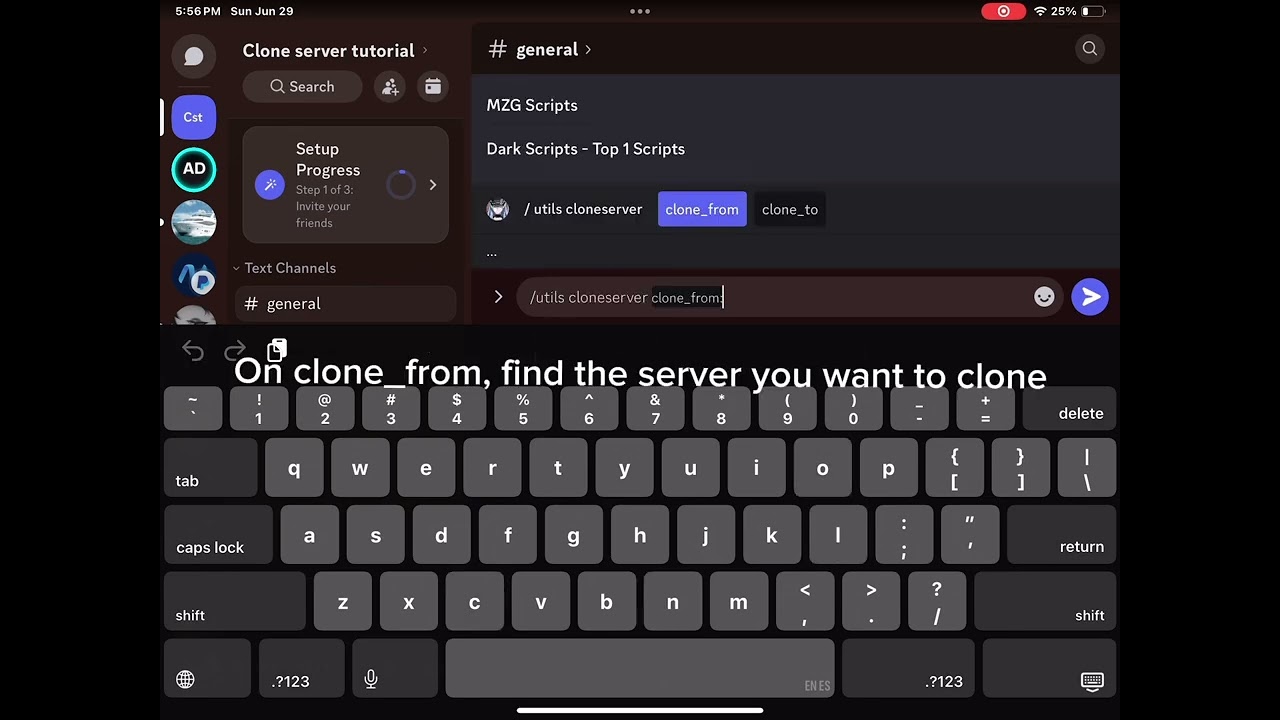 How to Clone Discord Servers Using Nighty Selfbot