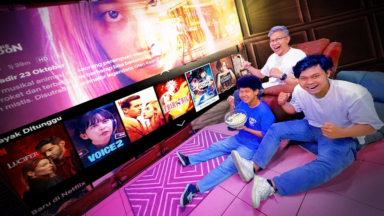 KITA UBAH GARASI JADI BIOSKOP!!