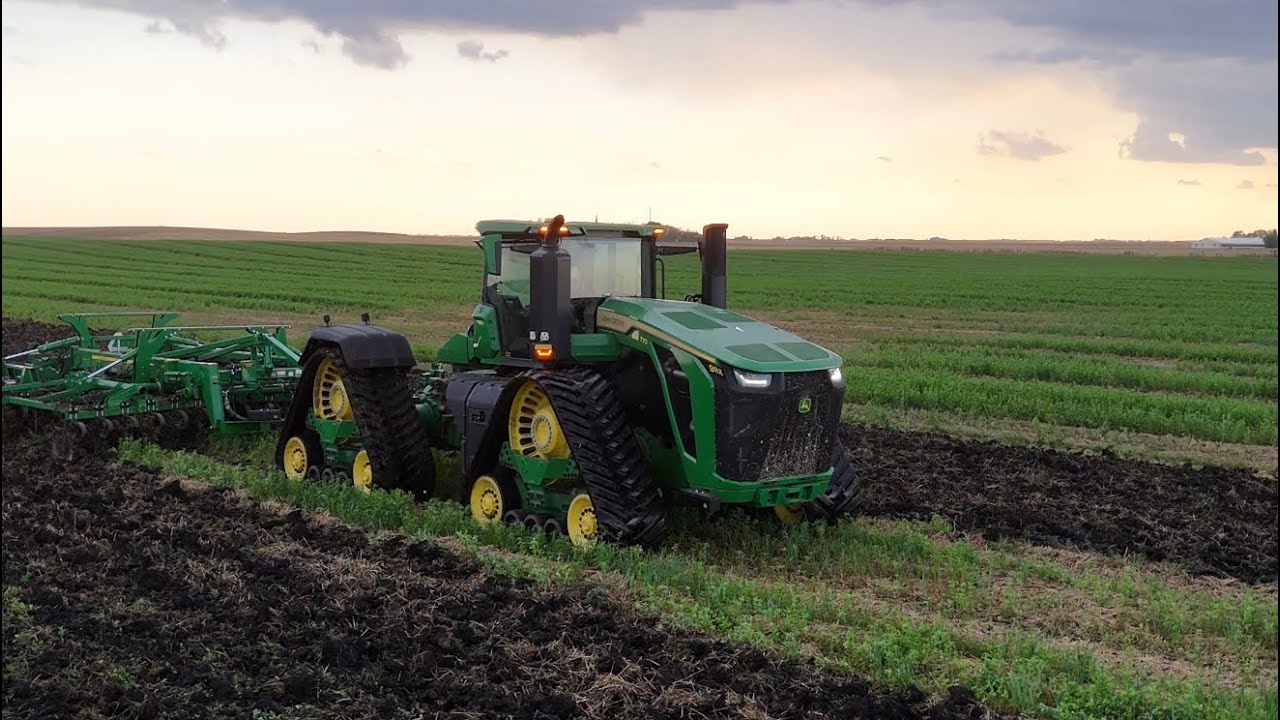 Время обработки почвы с помощью John Deere 9RX 770!!