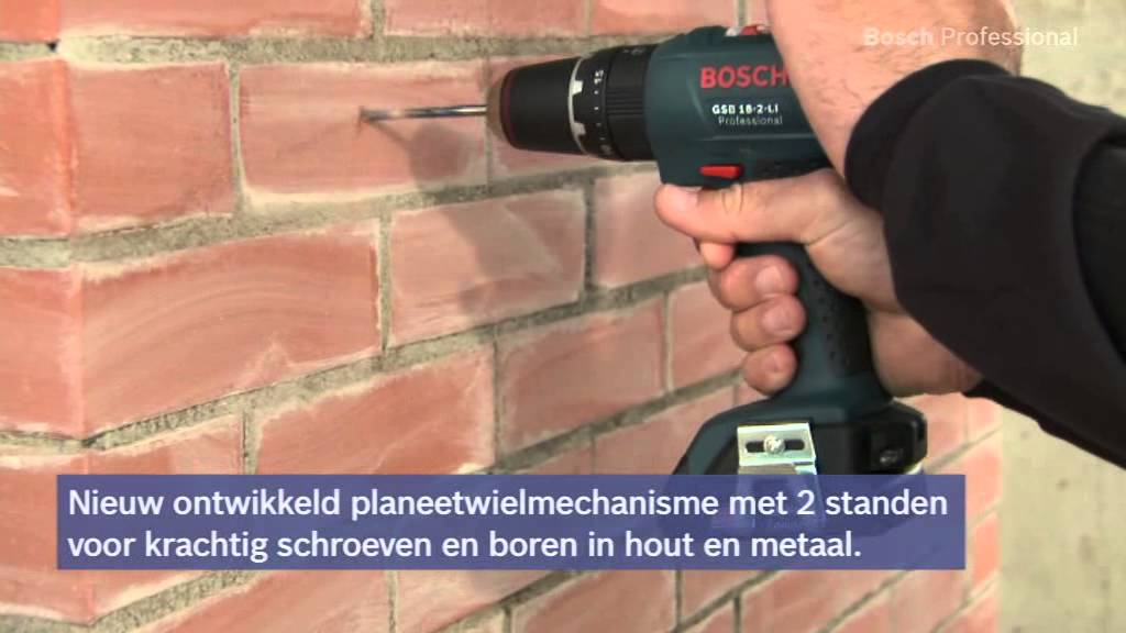 Bosch Perceuses-visseuses &agrave; percussion sans fil GSB 18-2-LI Professional