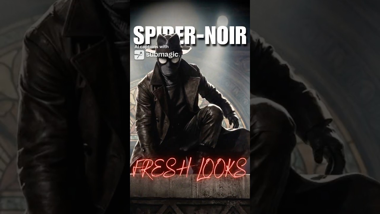 Spider-Noir First Look: Nicolas Cage As The Spider Is INSANE 🕷️ #shorts #spidernoir