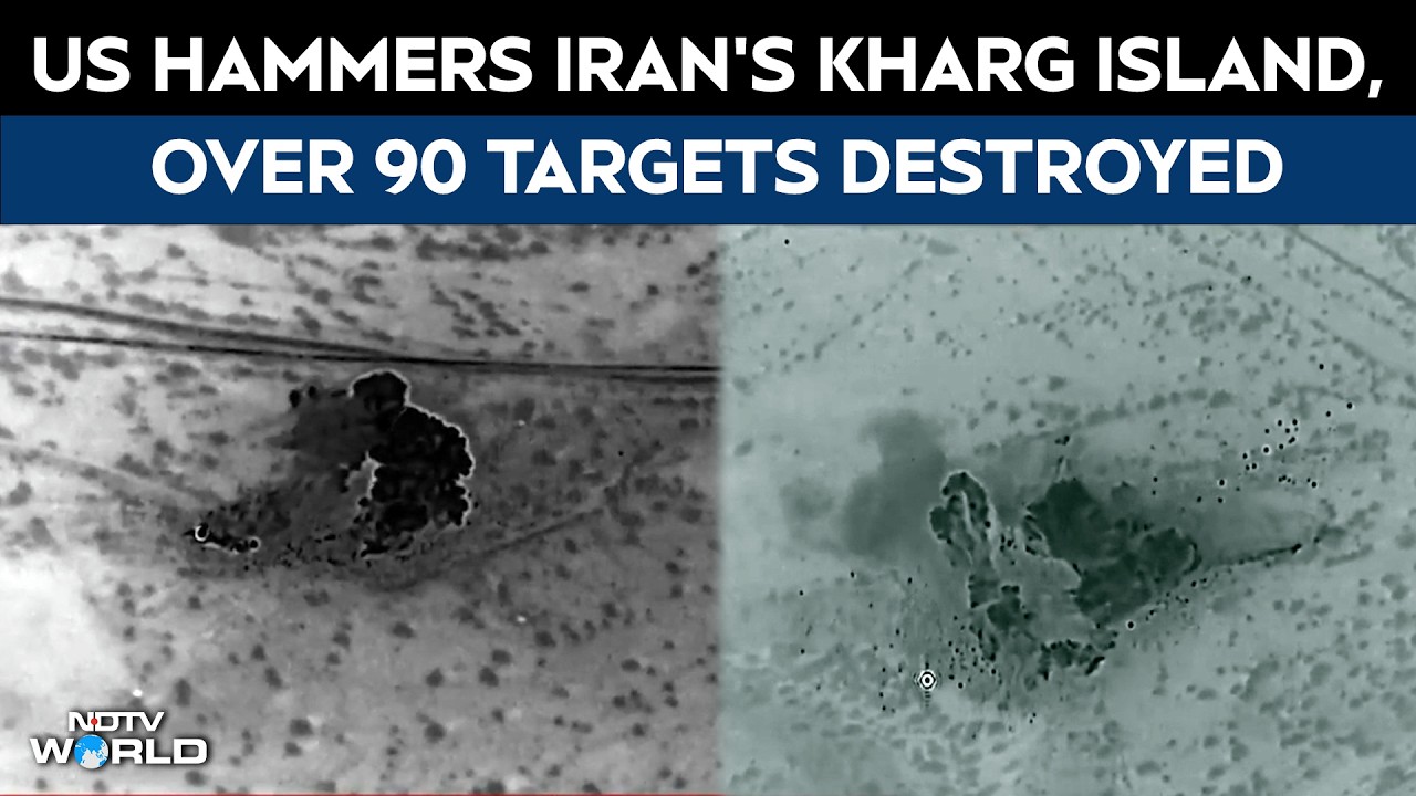 US Hammers Iran's Kharg Island, Over 90 Targets Destroyed In Strikes