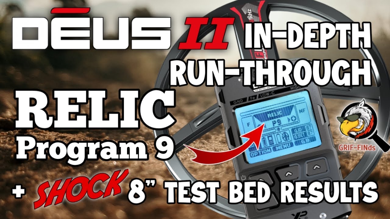 XP Deus II (2) RELIC  Program (9) In-depth run-through, Plus SHOCK test bed - Metal Detecting UK