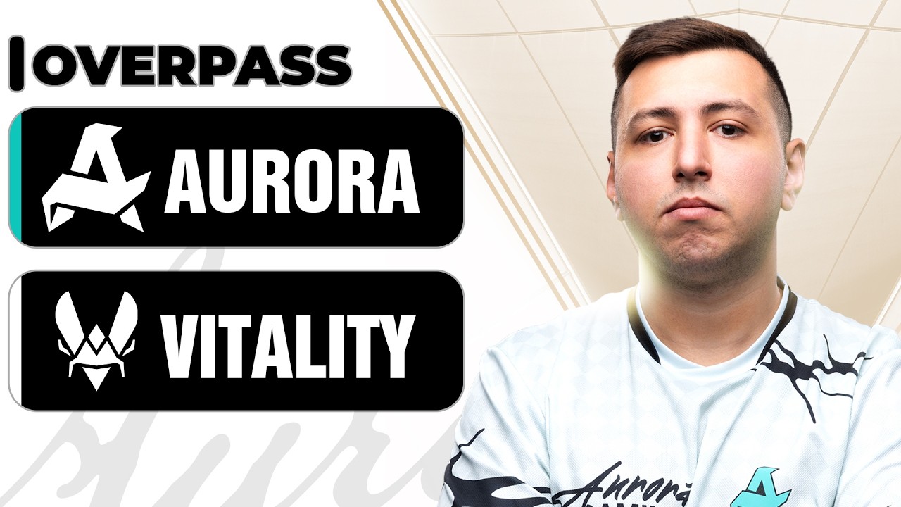 SONUNA KADAR MÜCADELE! Aurora Vs. Vitality (Overpass) PGL Cluj-Napoca 2026 | Quarter-final