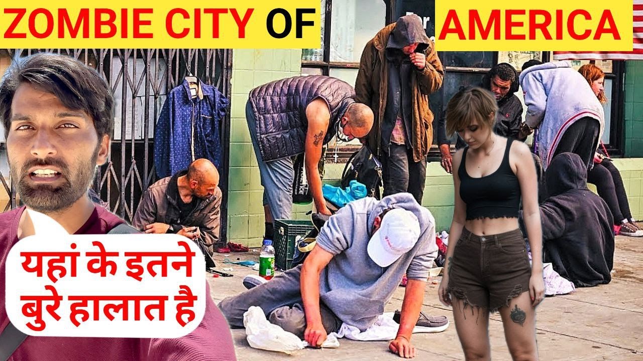 I VISITED CITY OF ZOMBIES in AMERICA, Kensington Av Philadelphia