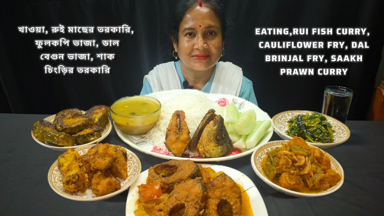 BIGBITES, Tasty Rui Fish Curry || Rrawn Fish Curry ||#bengalieatingshow #viralvideo 