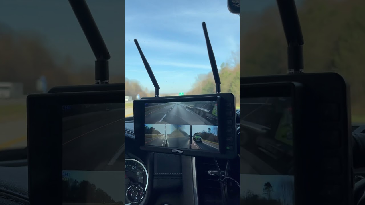 Loving our Haloview BT7 backup and BTC129 side view cameras! Install video links in comments. #rvmod