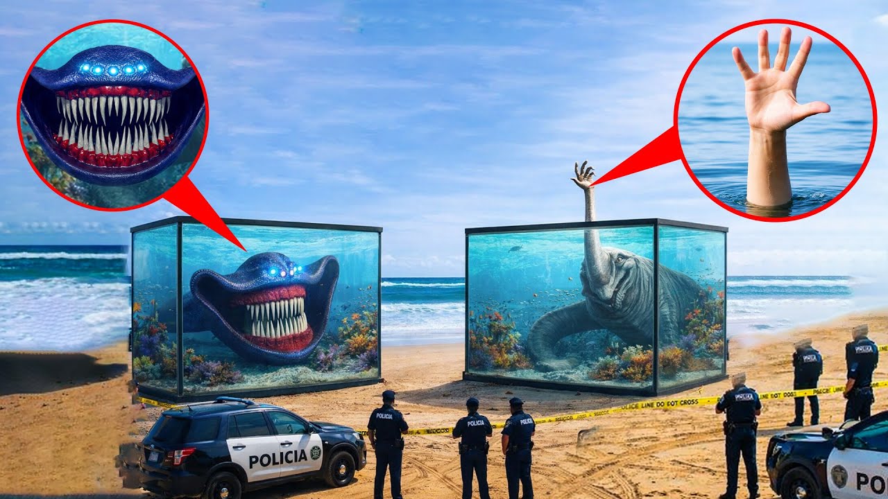 DRONE FOUND EL GRAN MAJA AND HAND SEA MONSTER WERE ARRESTED IN REAL LIFE ON CAMERA AT 3AM!!