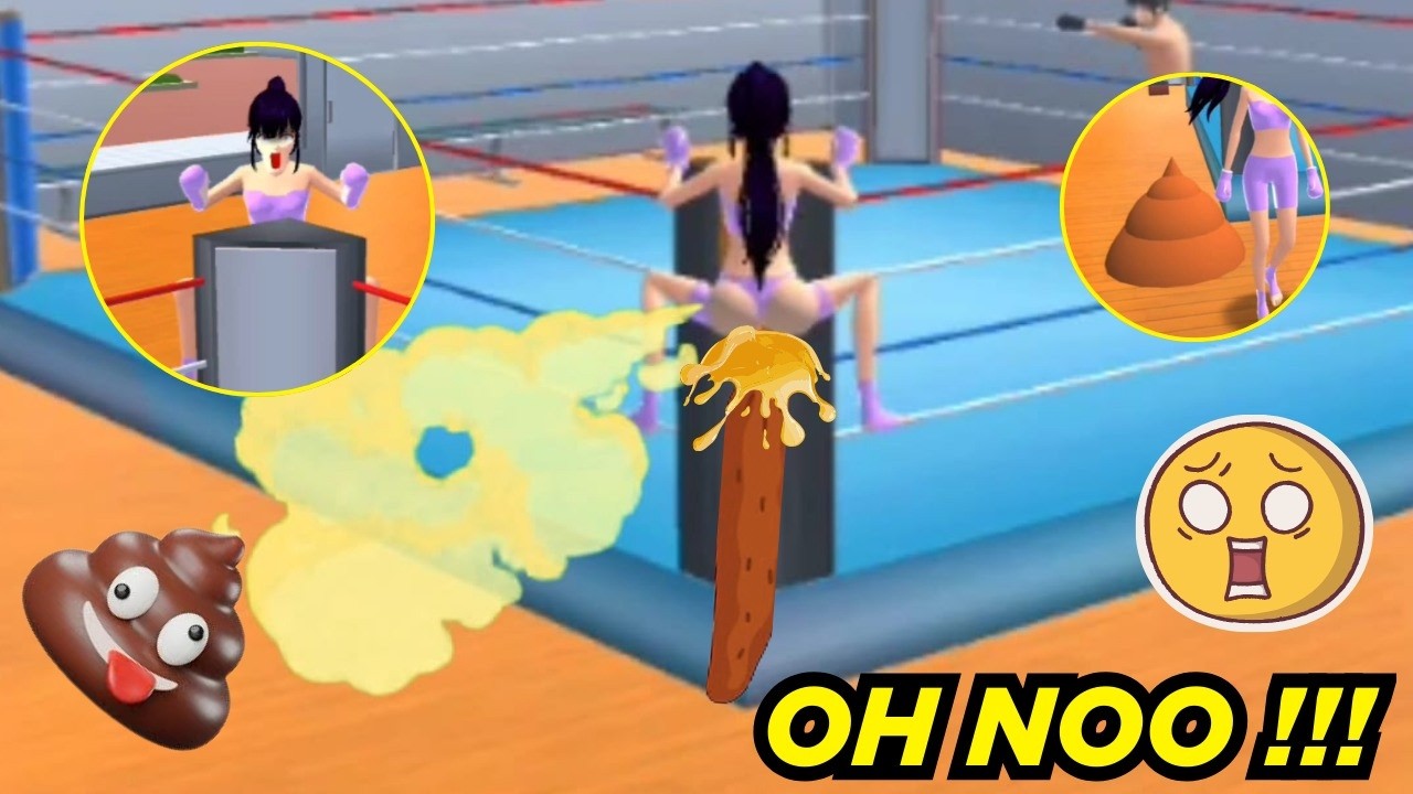 RINA KEBELET EE3K SAAT LATIHAN BOXING DI GYM SEKOLAH | SAKURA SCHOOL SIMULATOR