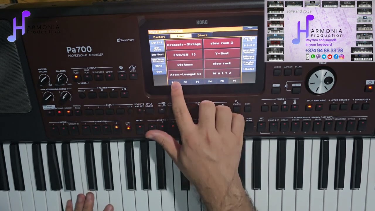 korg pa700  Armenian set sounds styles voice ritm rhythm հայկական ռիթմեր ձայներ Армянский звуки стил