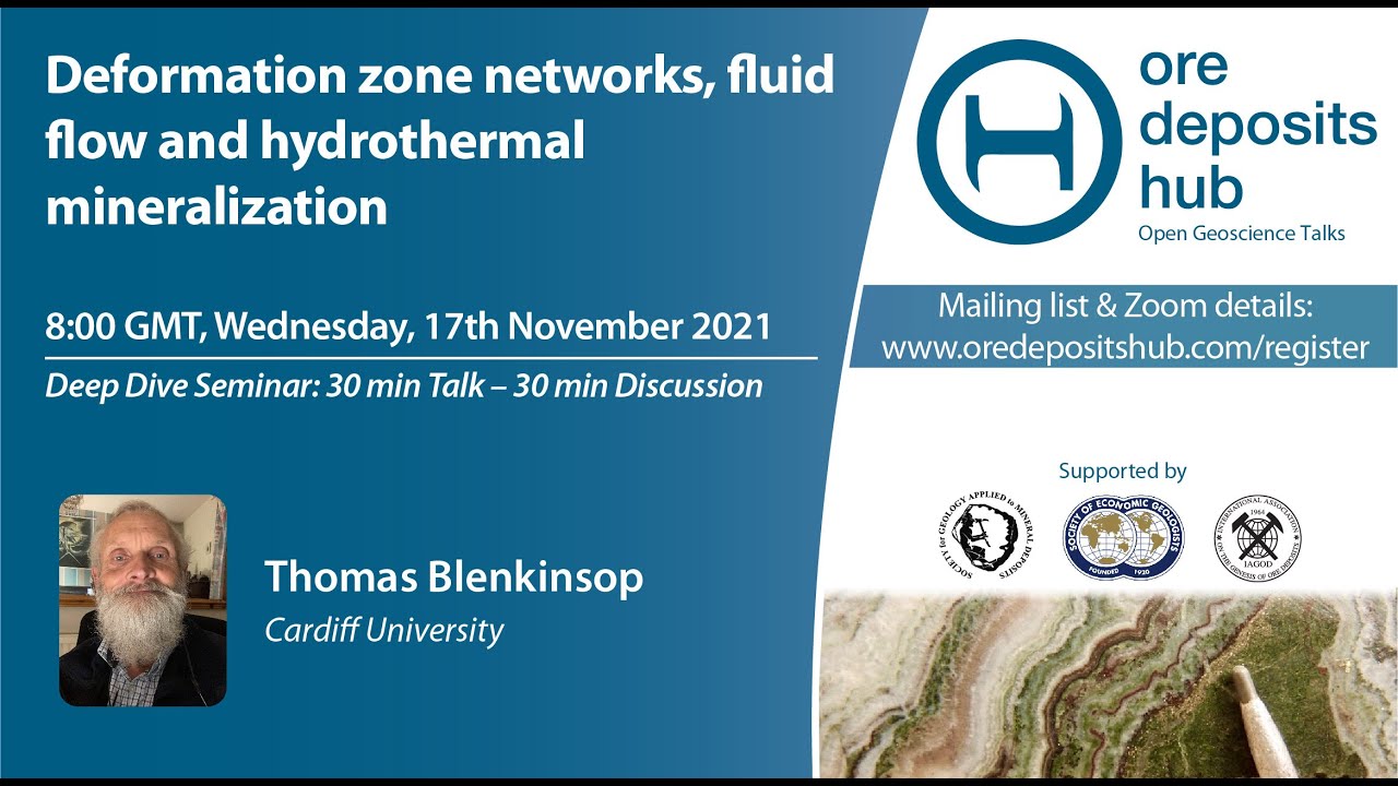 ODH 104 - Thomas Blenkinsop - Deformation zone networks, fluid flow and hydrothermal mineralization