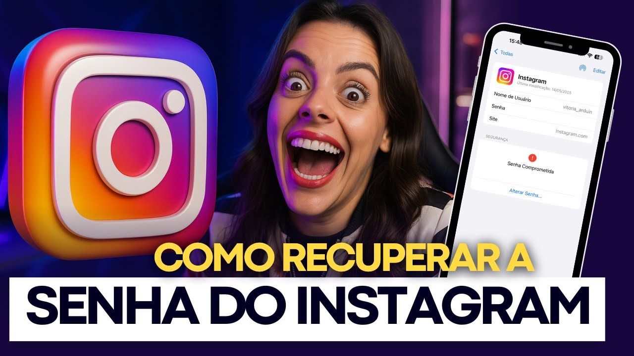 Como Recuperar a Senha do Instagram 2025 🔑 | 4 Formas Simples e Rápidas