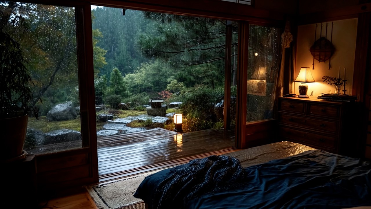 Relaxing Sleep Music & Rainfall – Reduce Stress and Support Meditation