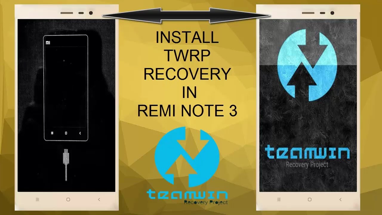 Install TWRP Recovery on RedMi Note 3 easily