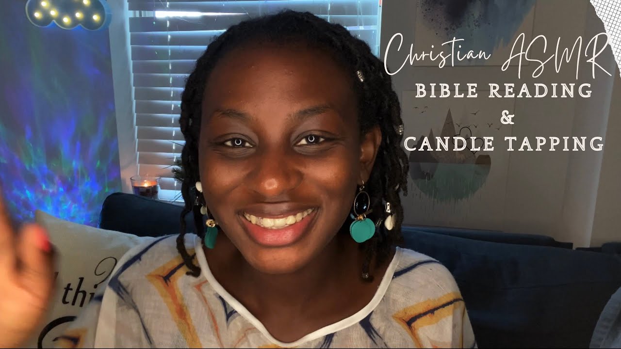 Christian ASMR - Ramble/Bible Reading Genesis 1 NVC version with Candle Tapping.