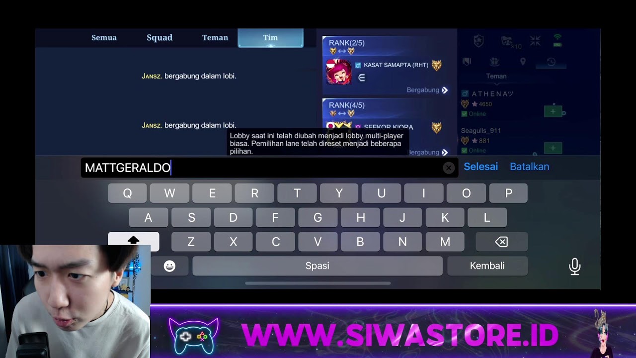 PUSH GLOBAL PAKE ID SIWA