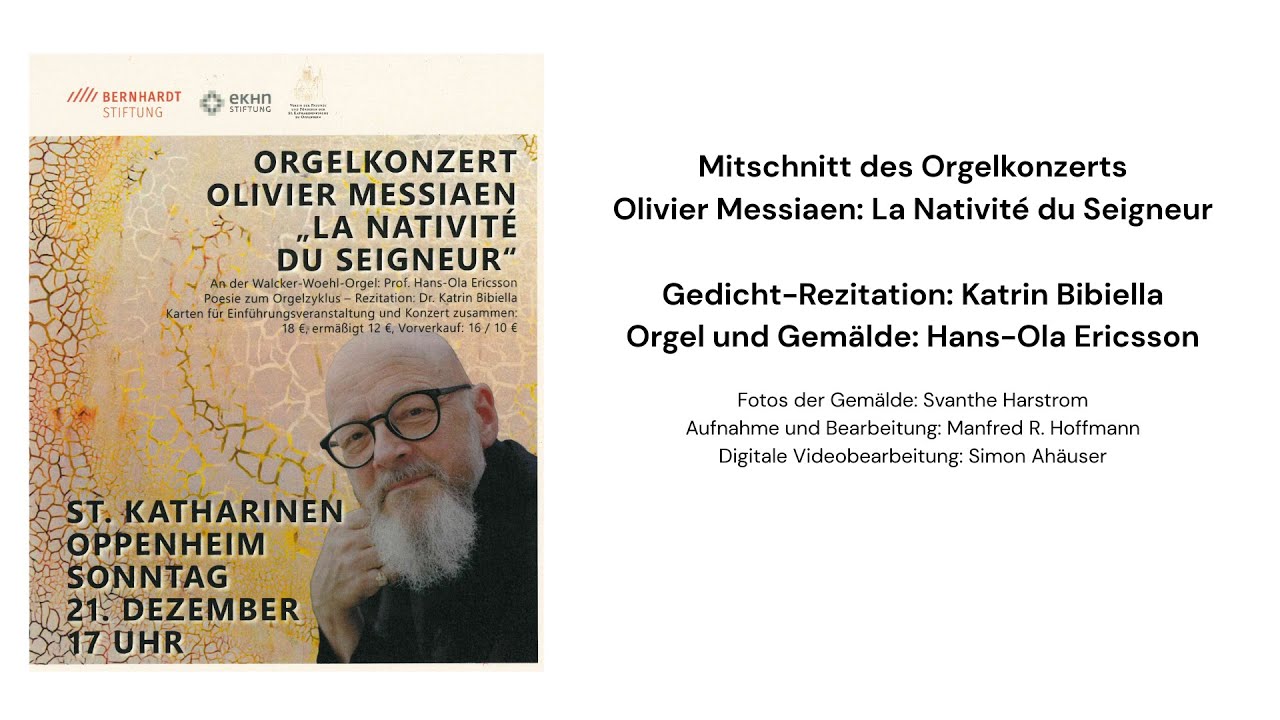 Orgelkonzert zu Olivier Messiaen: La Nativité du Seigneur (Katharinenkirche Oppenheim)