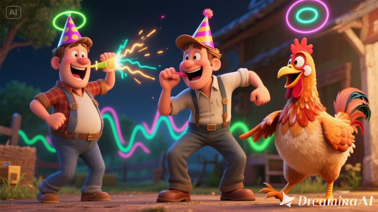 The Farmer&rsquo;s Big Barnyard Bash | Fun Farm Nursery Rhyme for Kids | Animal Song for Toddlers