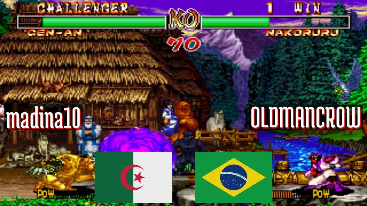 FT5 @samsho2: madina10 (DZ) vs OLDMANCROW (BR) [Samurai Shodown II Fightcade] Sep 20