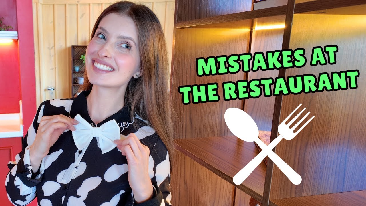 English mistakes at the restaurant