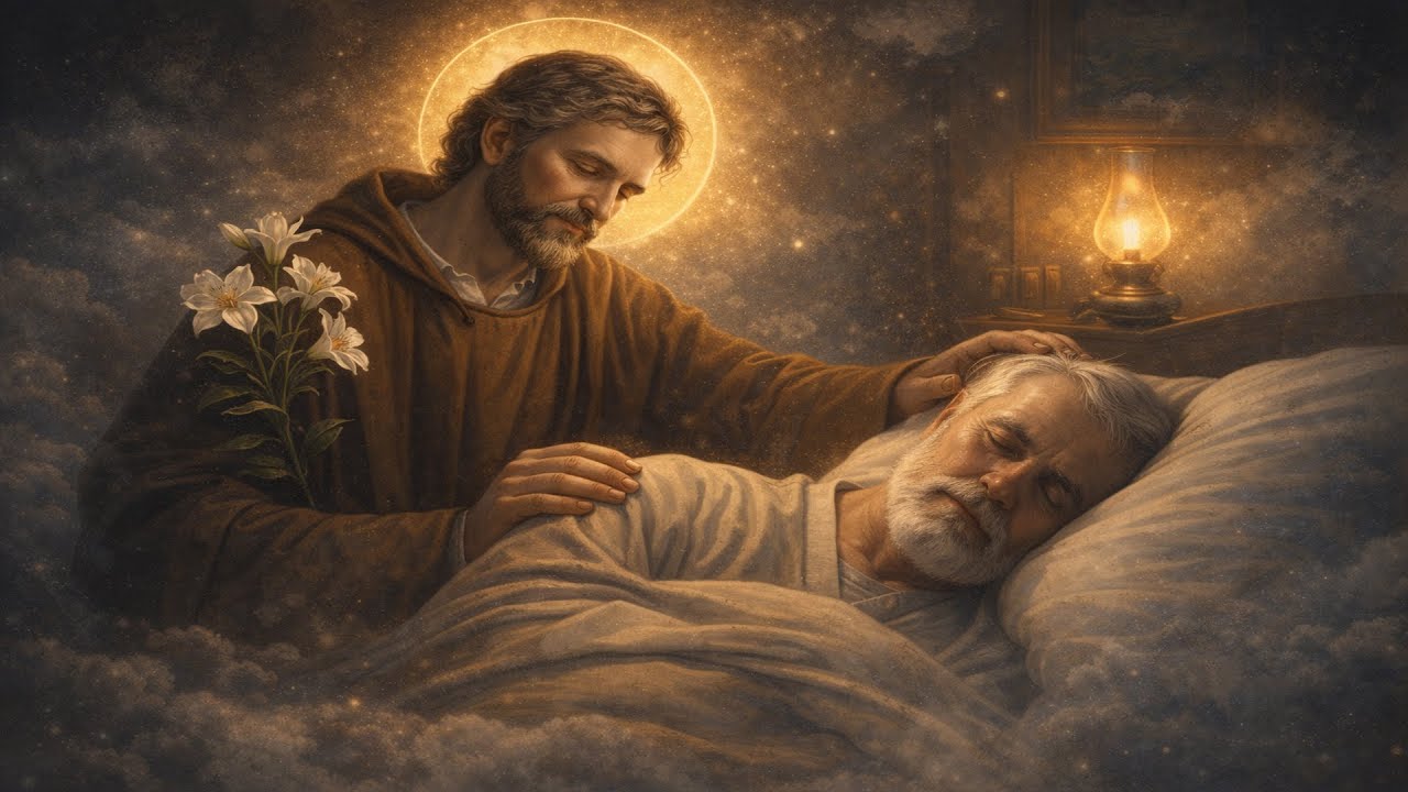 Prière du soir à Saint Joseph guidée lentement – Paix et protection pour la nuit