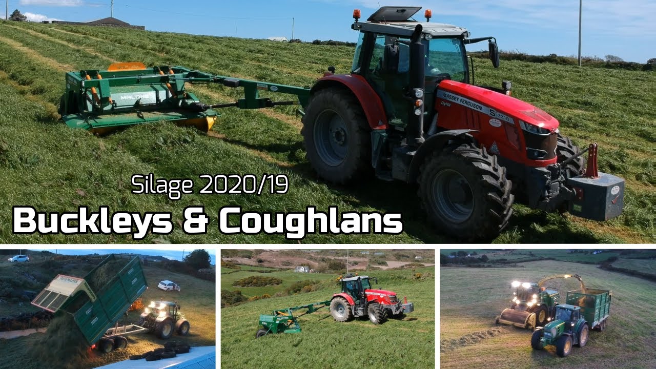 Coughlans & Buckleys at silage 2020/19!!