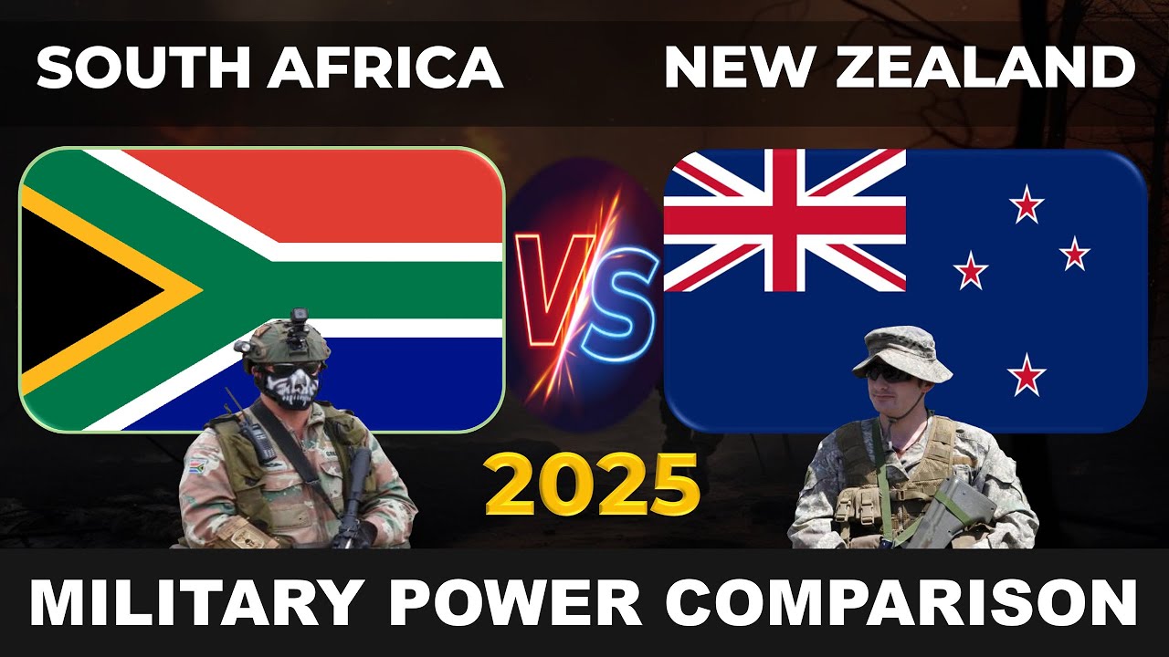 South Africa vs New Zealand Military Power 2025 | New Zealand vs South Africa Military Power 2025